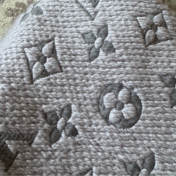 Louis Vuitton Gray Monogram Scarf - Picture 9 of 15